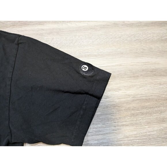 Section Eight Medium T Shirt Black Rhinestones Eight Ball Anime Girl Graphic - Picture 5 of 9